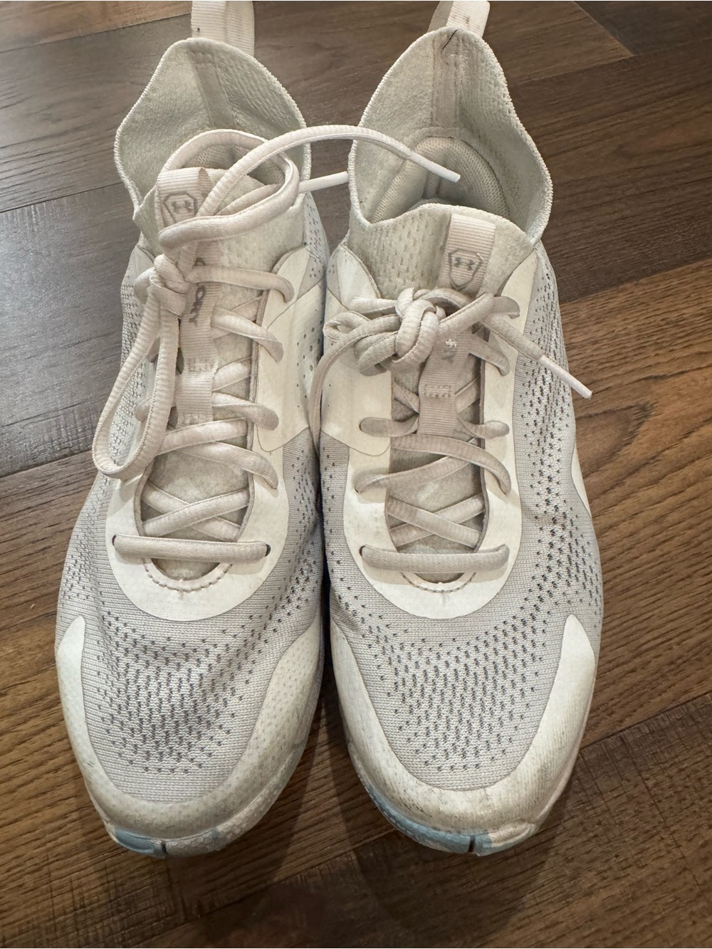 Under Armour Women's White Athletic Sneakers - Picture 3 of 4